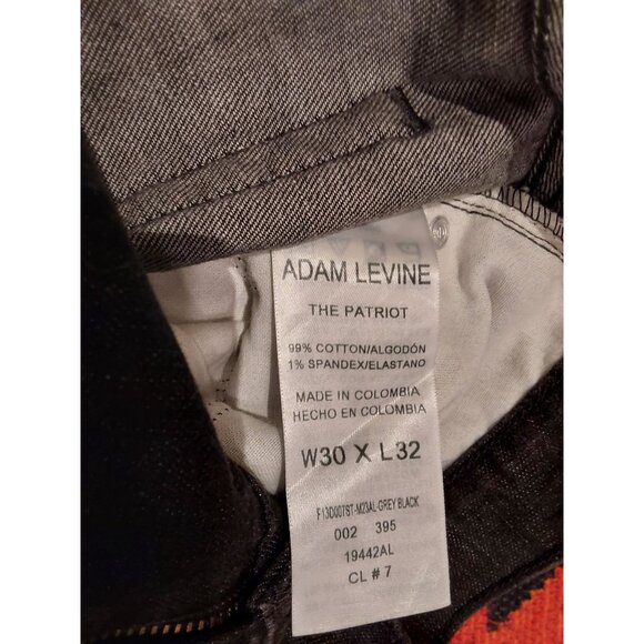 Adam Levine Men's Patriot Black Wash Stretch Jeans. 30W x 32L - Picture 3 of 7